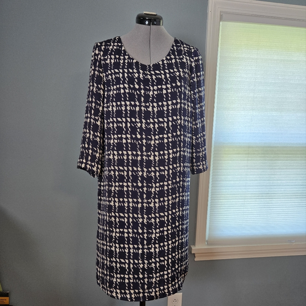 Blue Patterned Dress
